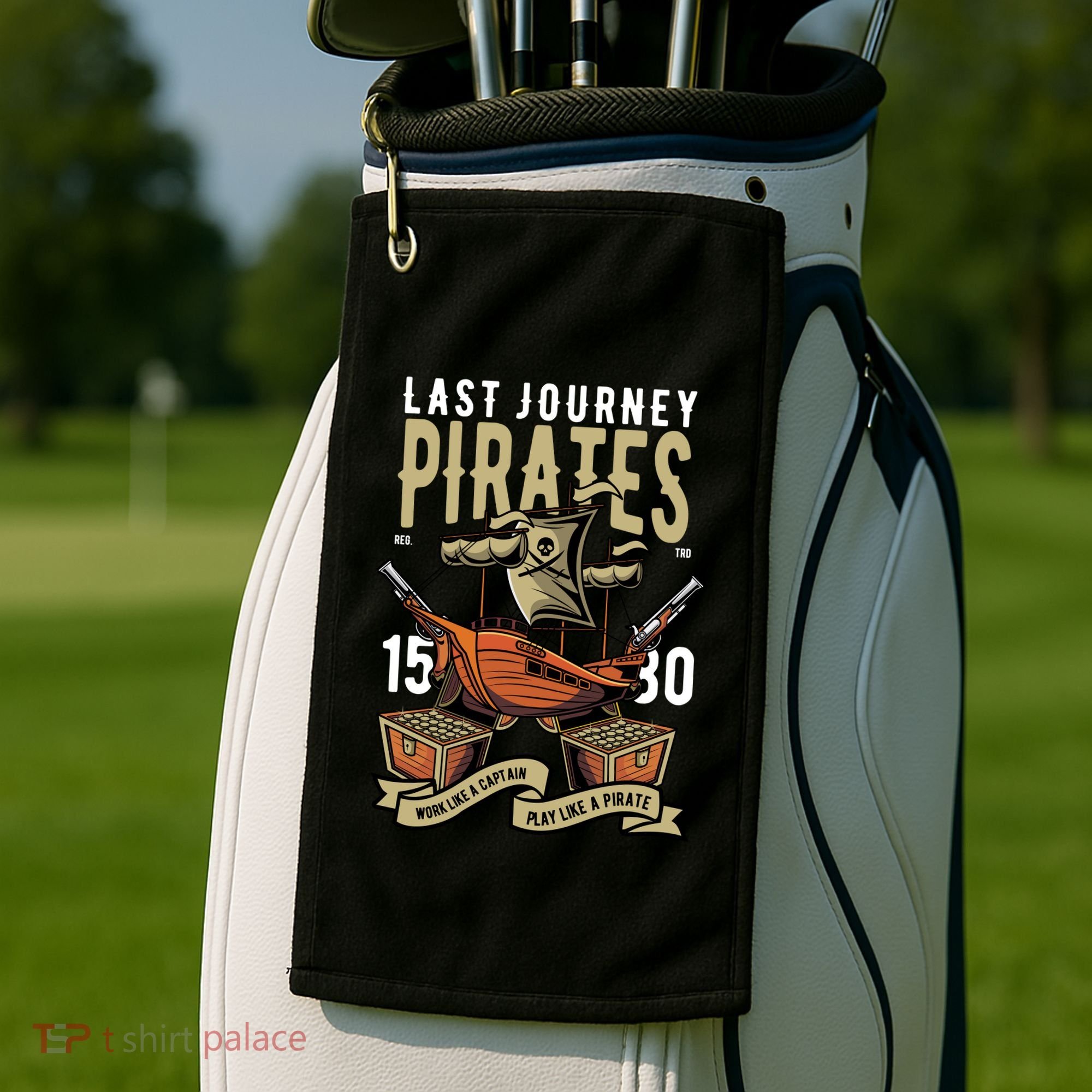 Pirates Retro Golf Towel