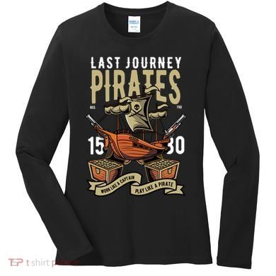 Pirates Retro Women's Long Sleeve Shirt
