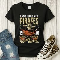 Pirates Retro Women's T-Shirt thumb 3