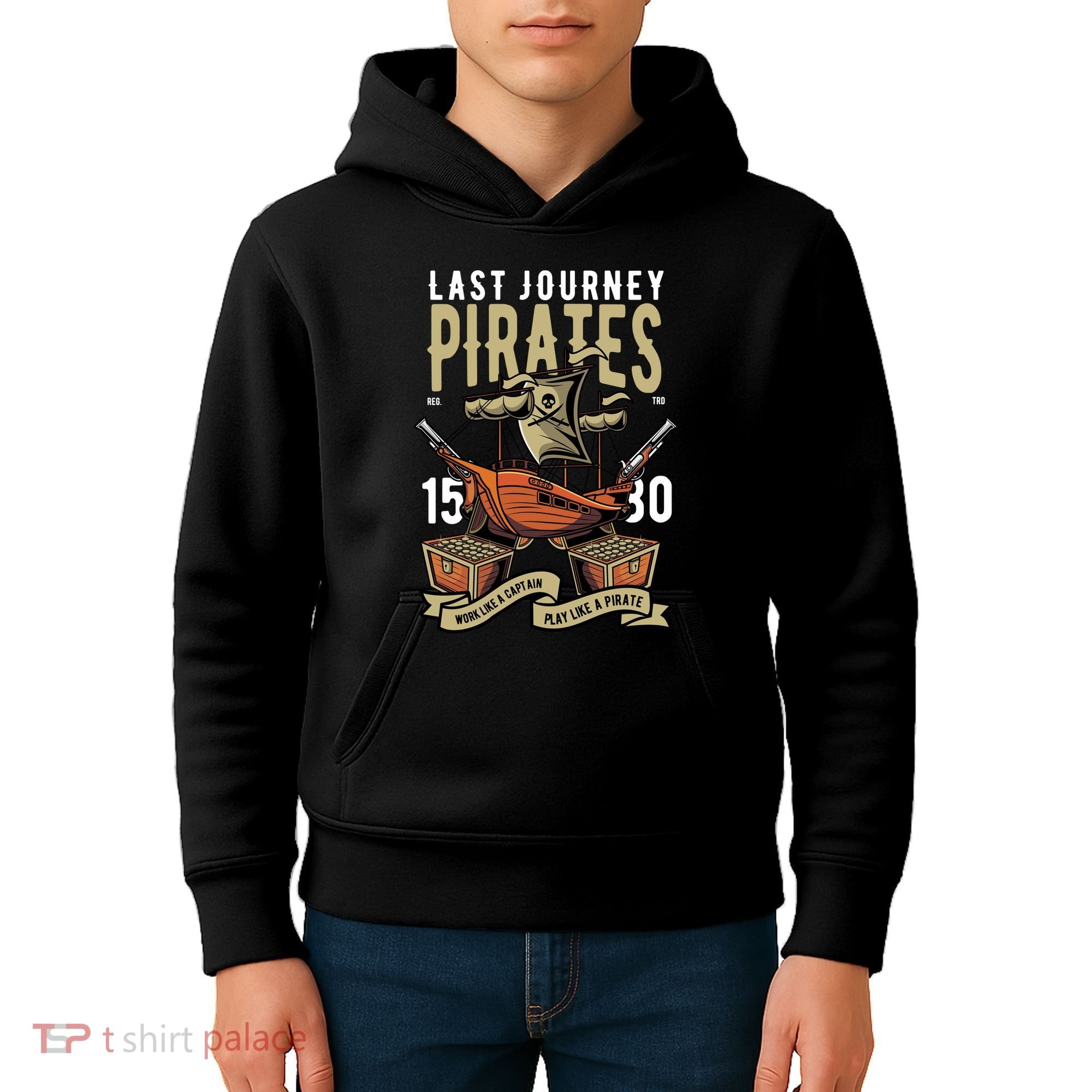 Pirates Retro Kids Hoodie