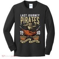 Pirates Retro Kids Long Sleeve Shirt thumb 0