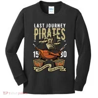 Pirates Retro Kids Long Sleeve Shirt thumb 0