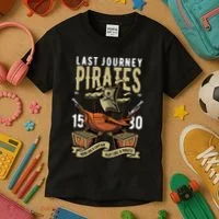 Pirates Retro Kids T-Shirt thumb 3