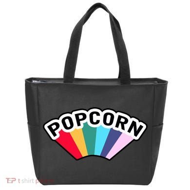 Popcorn Rainbow Tote Bag