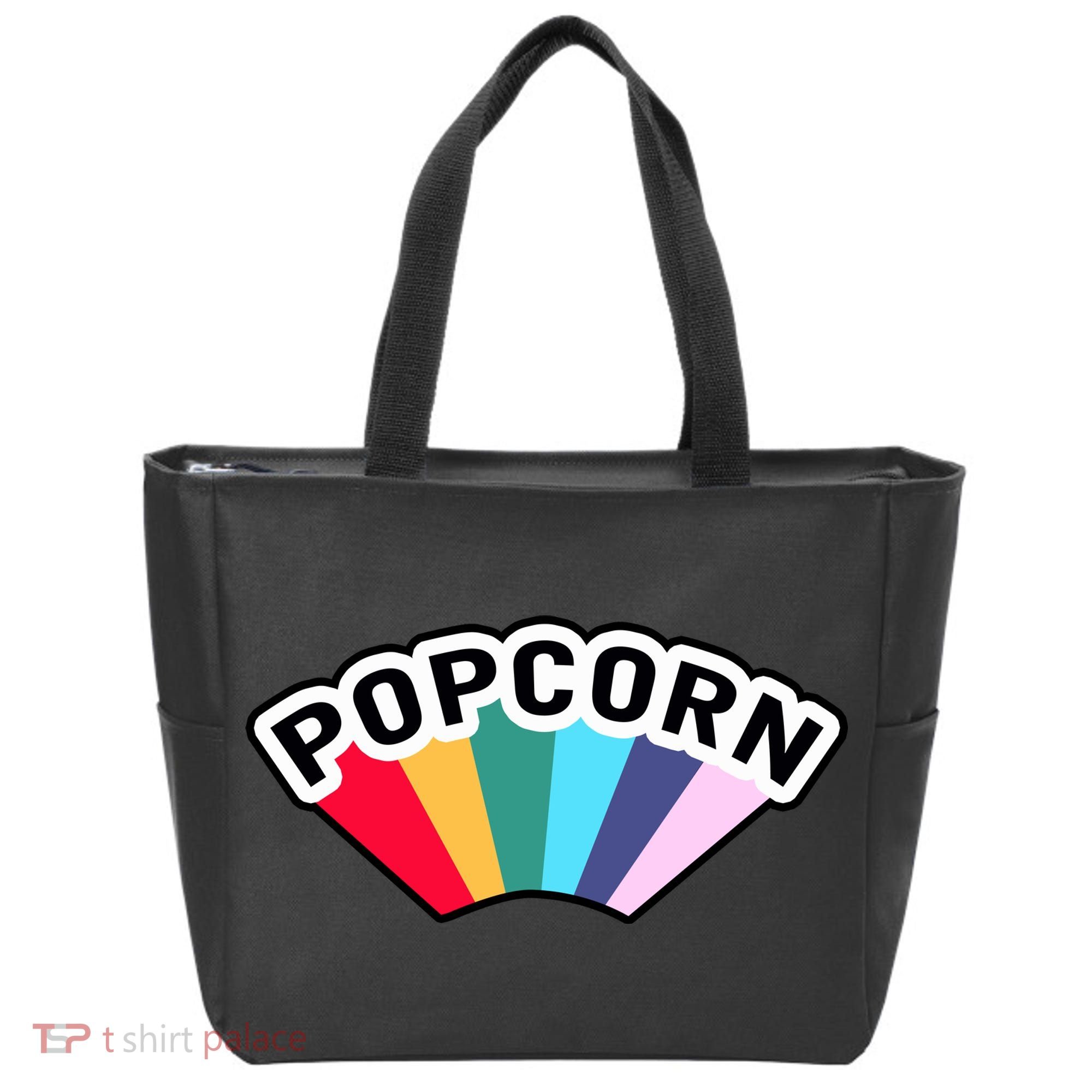 Popcorn Rainbow Tote Bag