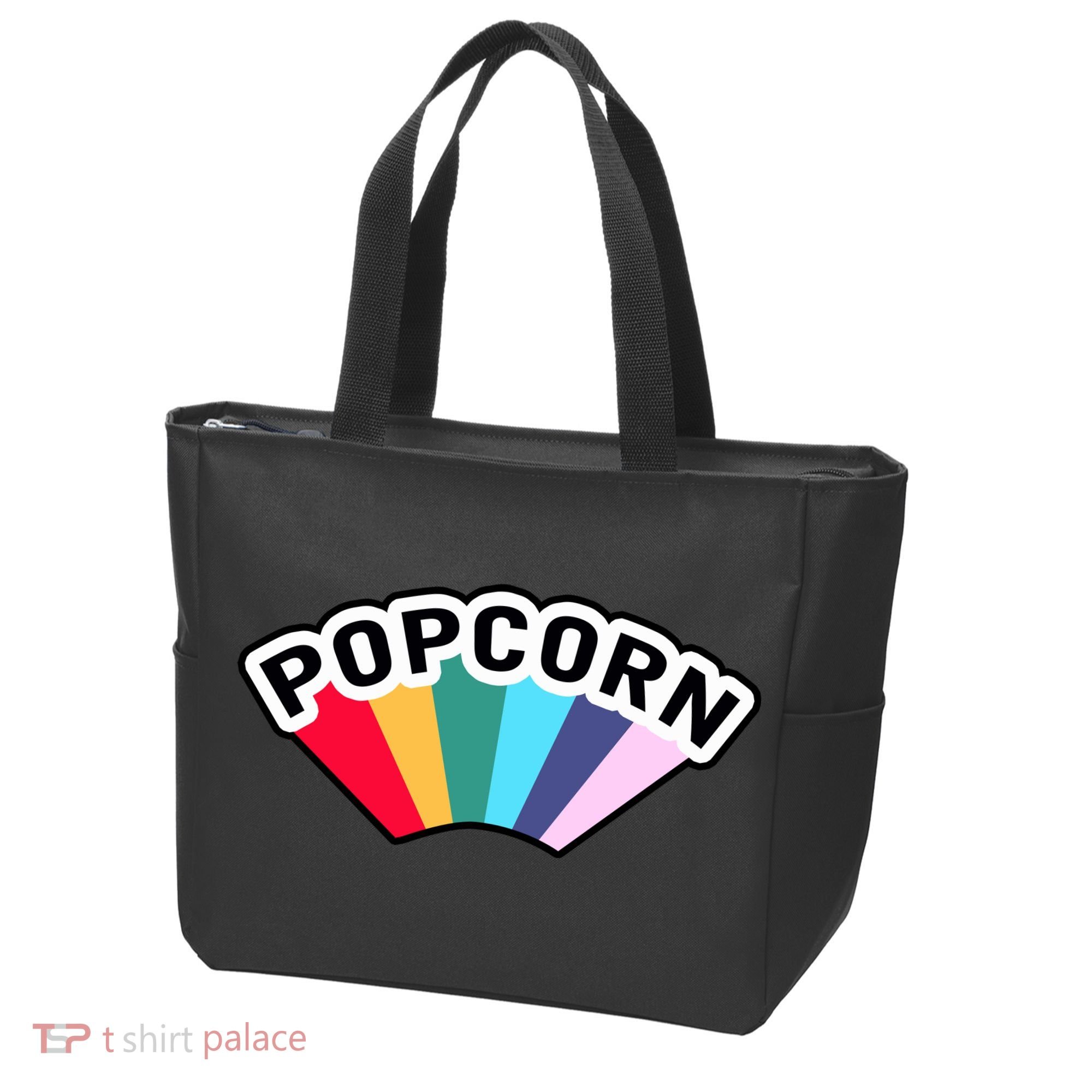 Popcorn Rainbow Tote Bag