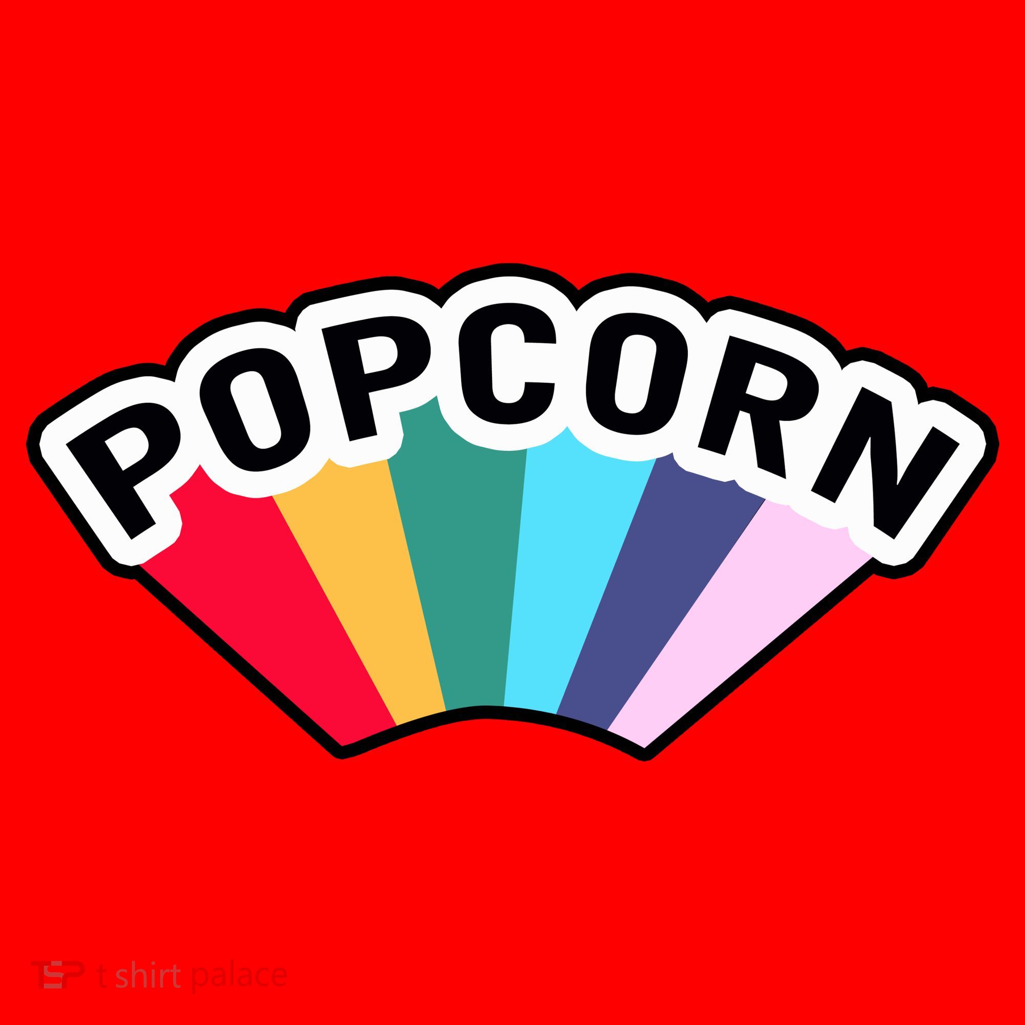 Popcorn Rainbow Santa Hat
