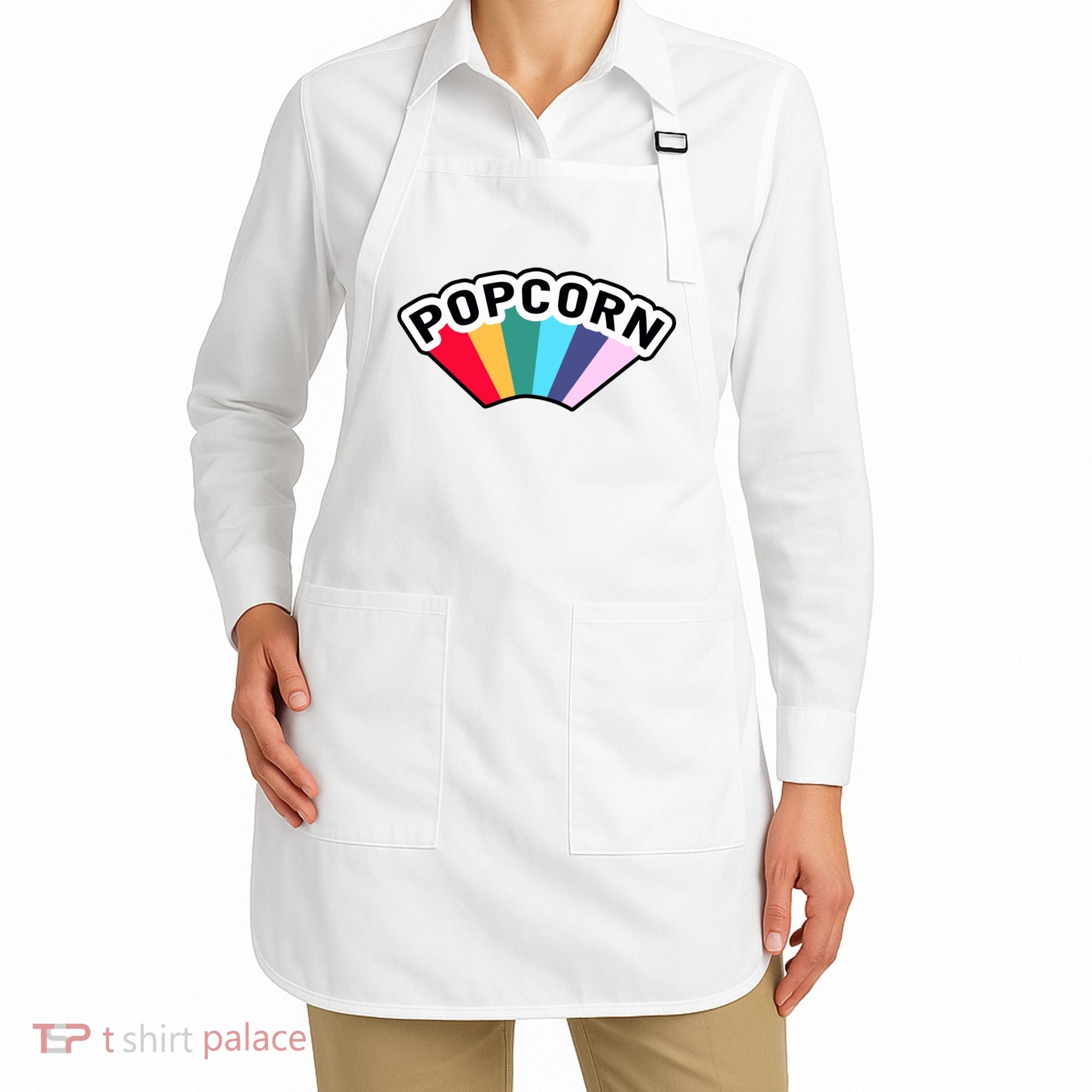 Popcorn Rainbow Apron