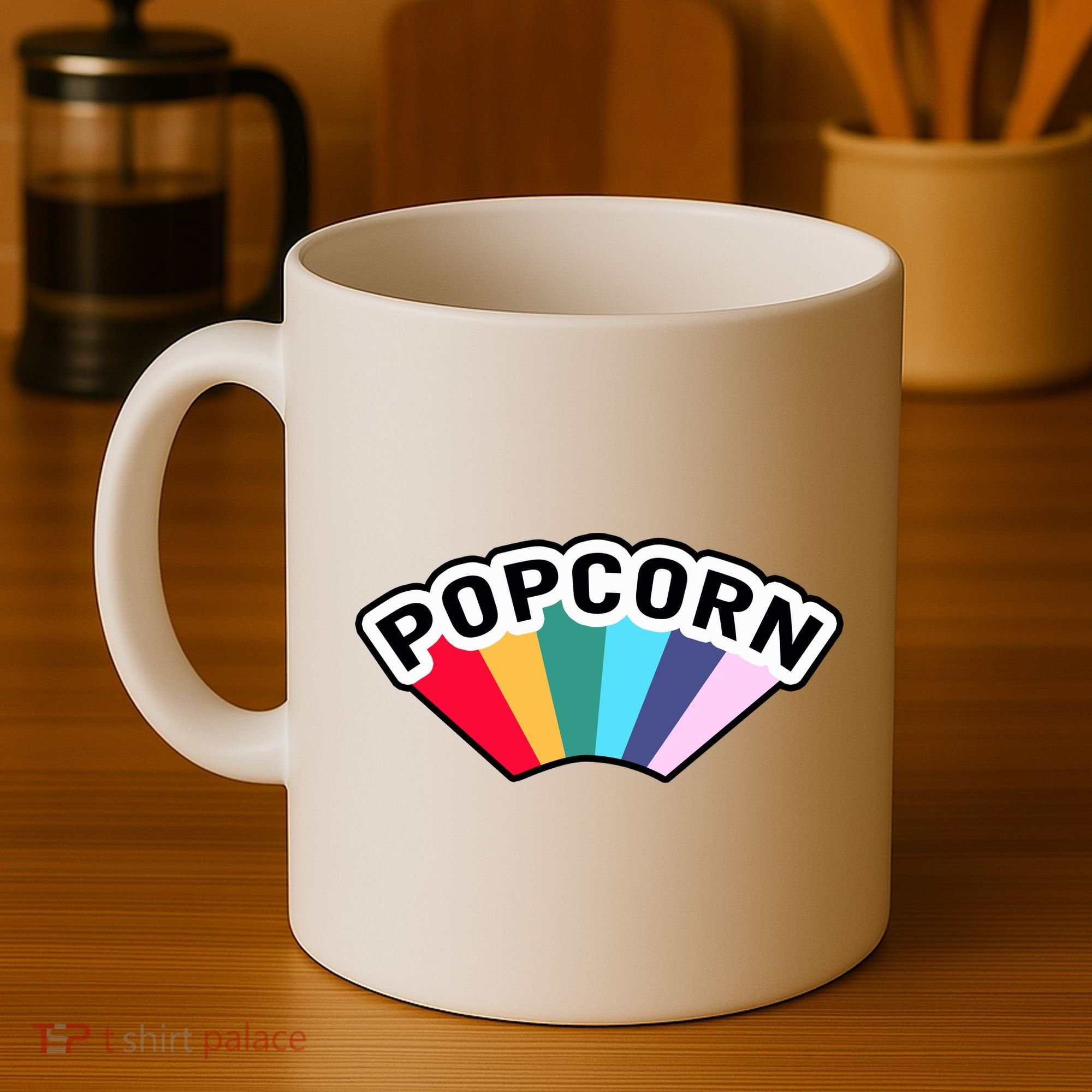 Popcorn Rainbow Coffee Mug