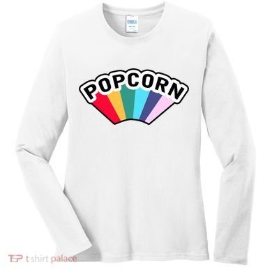 Popcorn Rainbow Women's Long Sleeve Shirt