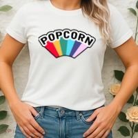 Popcorn Rainbow Women's T-Shirt thumb 2
