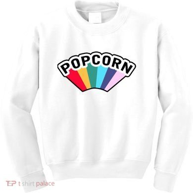 Popcorn Rainbow Kids Sweatshirt
