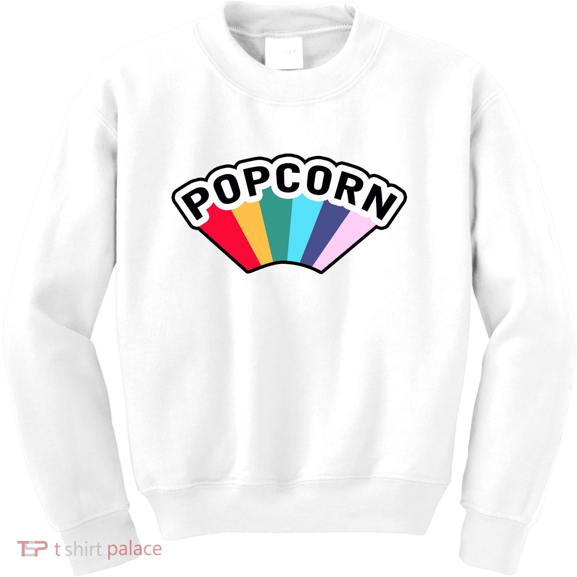 Popcorn Rainbow Kids Sweatshirt