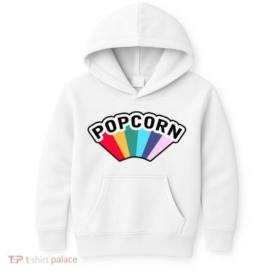 Popcorn Rainbow Kids Hoodie