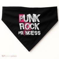 Punk Rock Princess Punk Rock Music Rocker Punker USA-Made Doggie Bandana thumb 0
