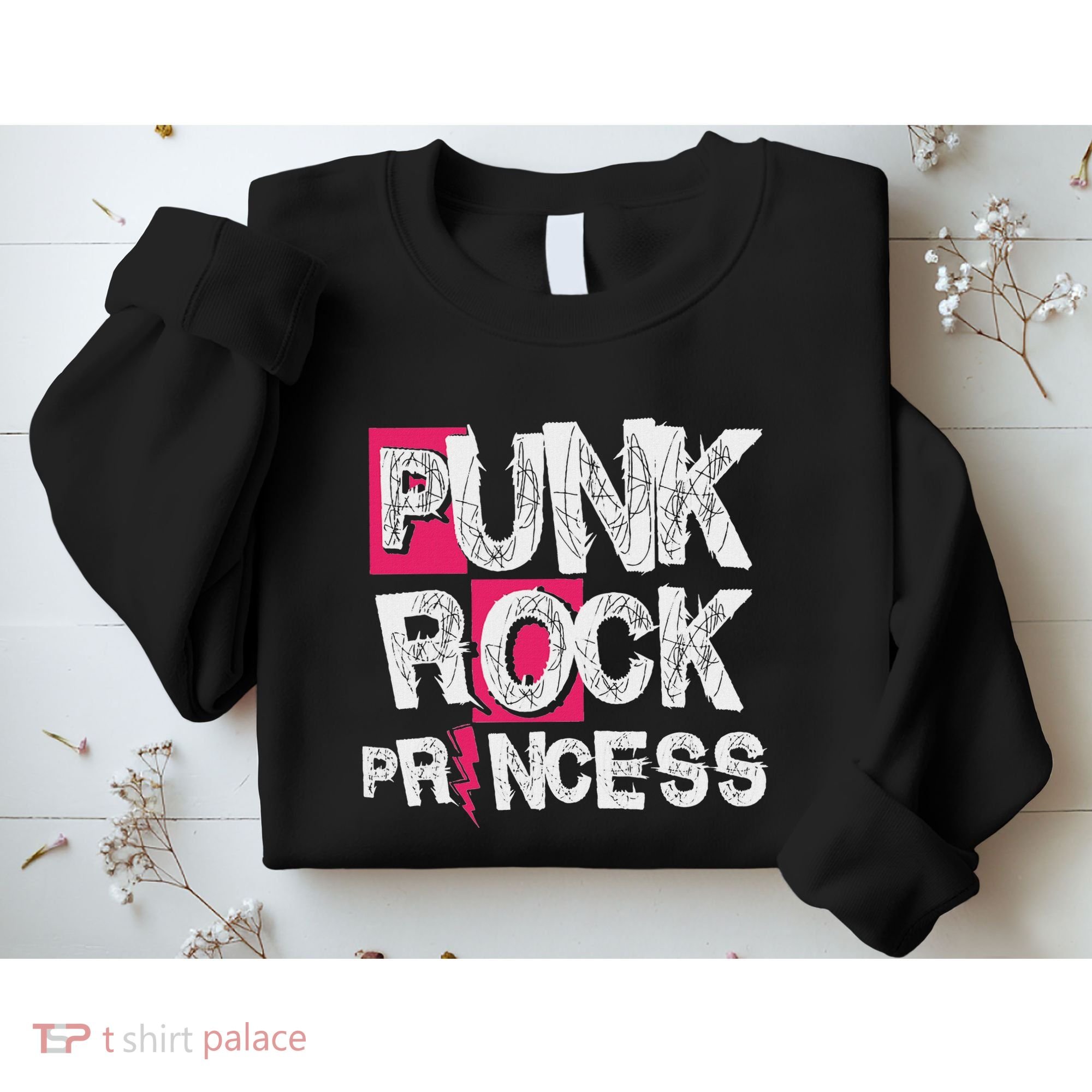 Punk Rock Princess Punk Rock Music Rocker Punker Sweatshirt