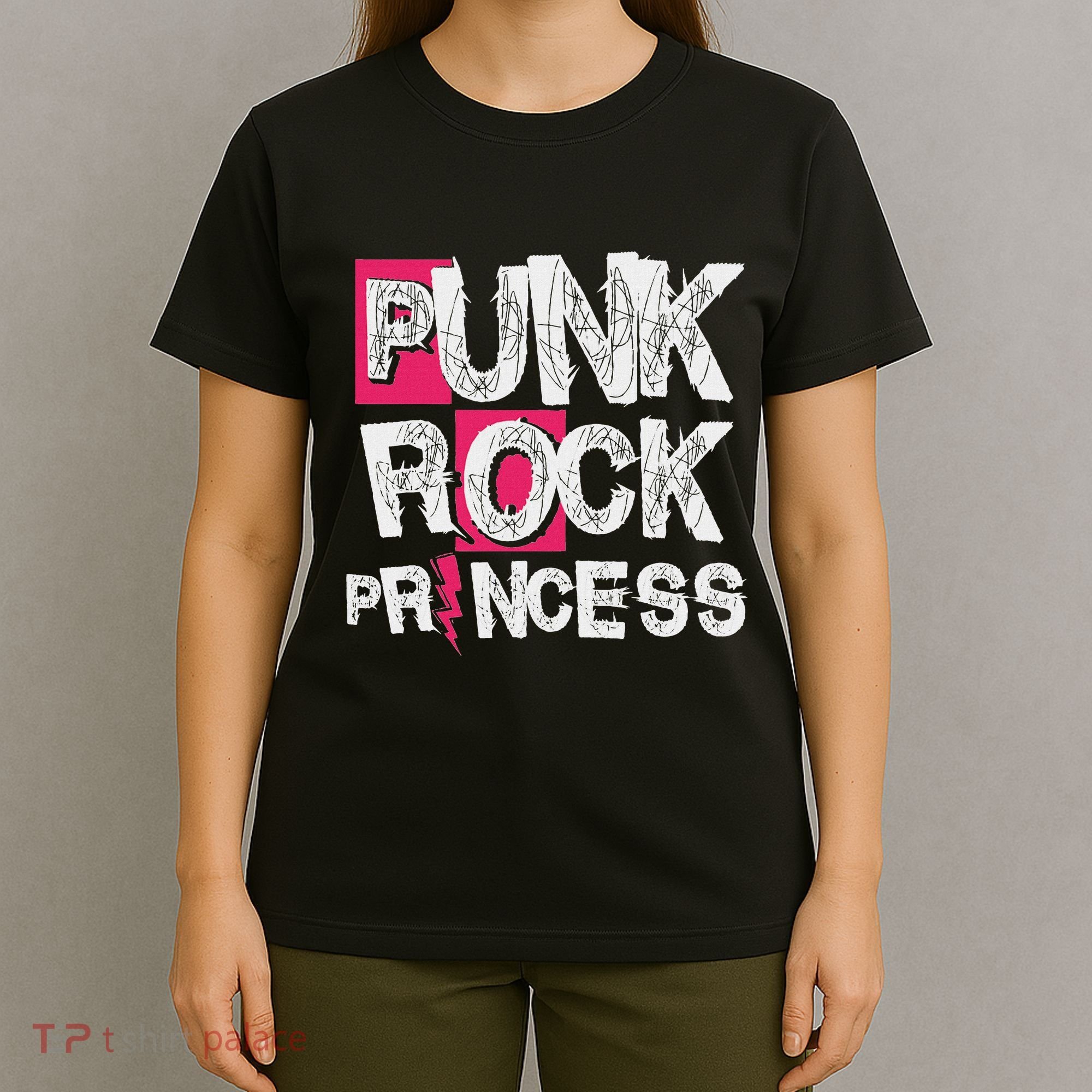 Punk Rock Princess Punk Rock Music Rocker Punker T-Shirt
