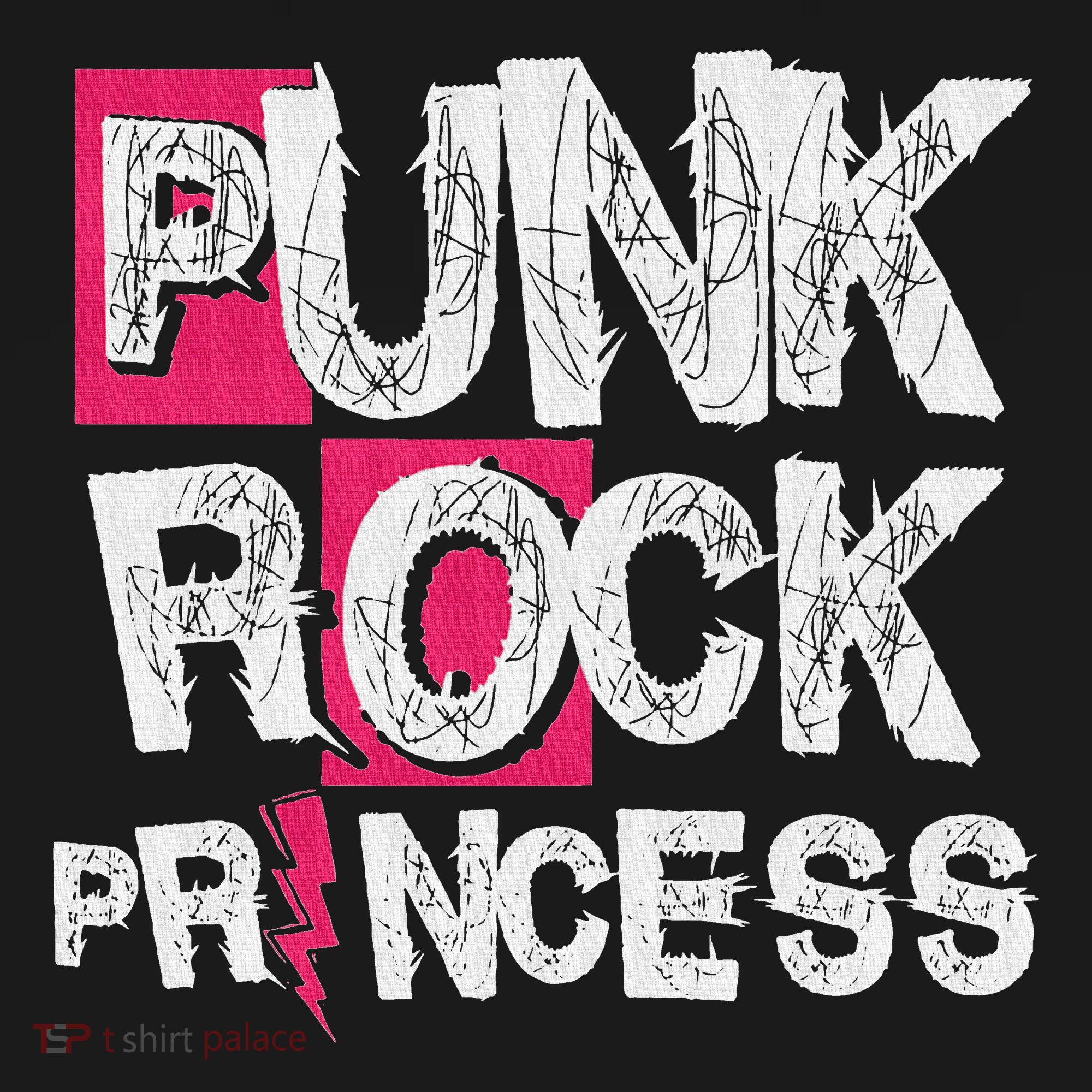 Punk Rock Princess Punk Rock Music Rocker Punker T-Shirt