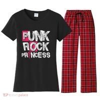 Punk Rock Princess Punk Rock Music Rocker Punker Women's Flannel Pajama Set thumb 0