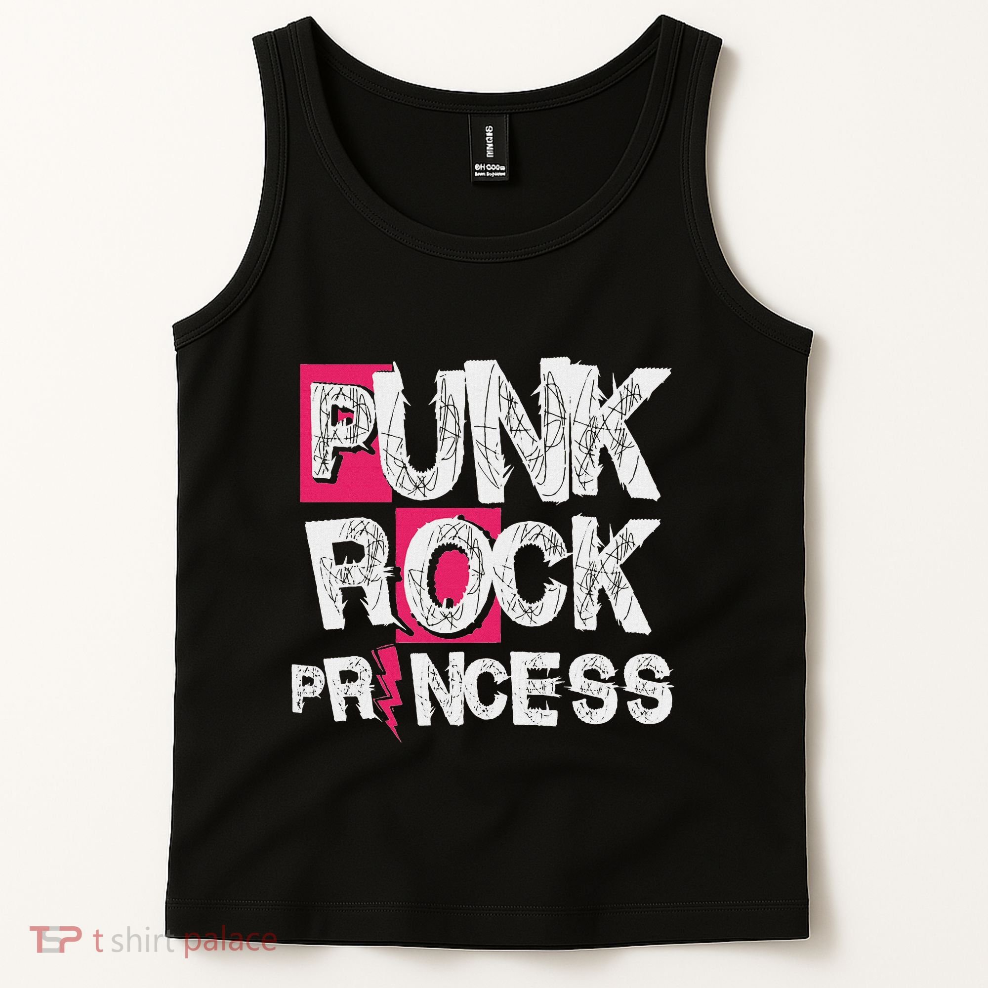 Punk Rock Princess Punk Rock Music Rocker Punker Tank Top
