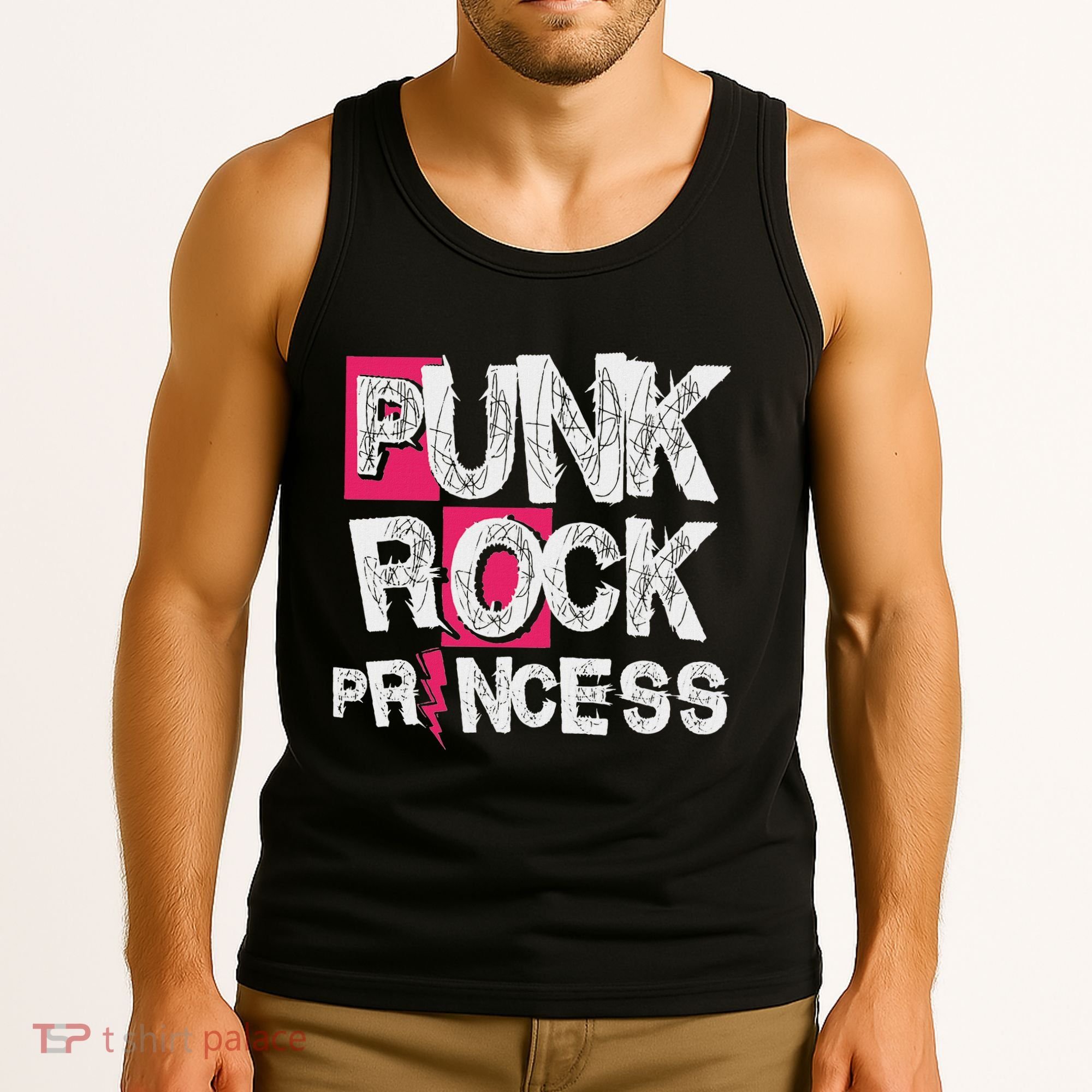 Punk Rock Princess Punk Rock Music Rocker Punker Tank Top
