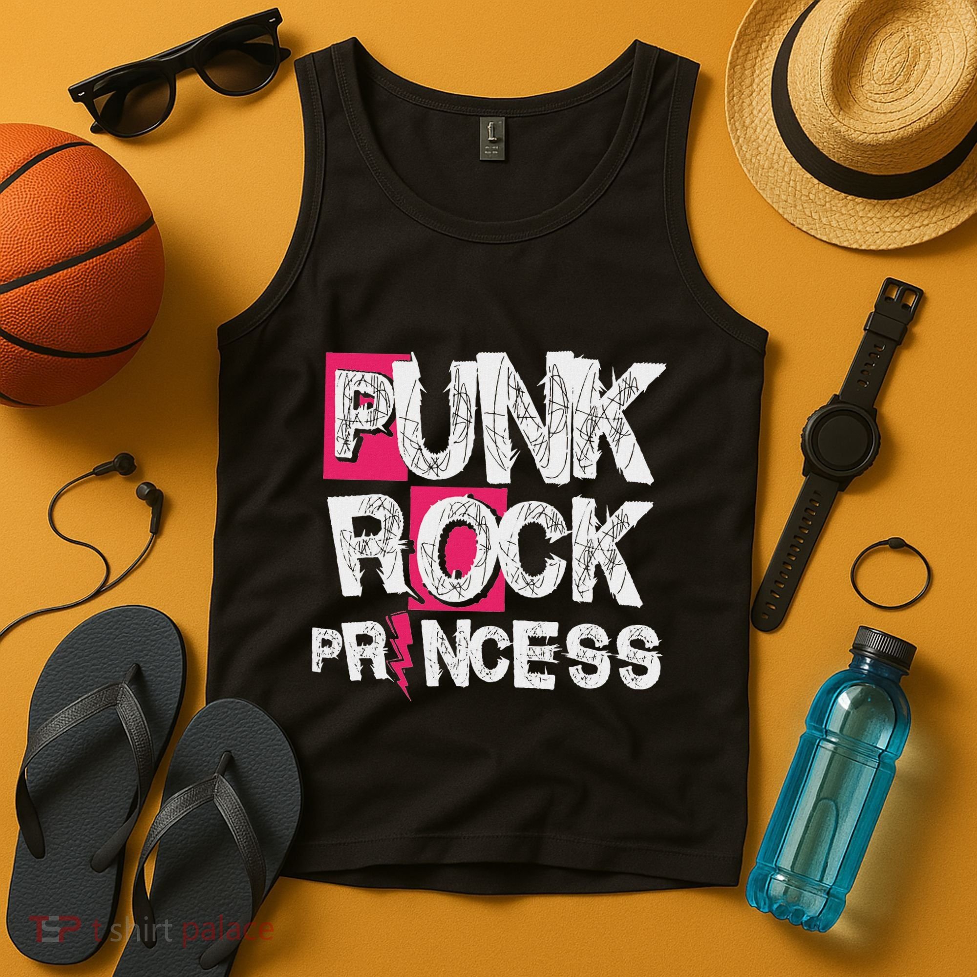 Punk Rock Princess Punk Rock Music Rocker Punker Tank Top