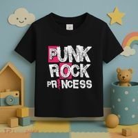 Punk Rock Princess Punk Rock Music Rocker Punker Toddler T-Shirt thumb 3