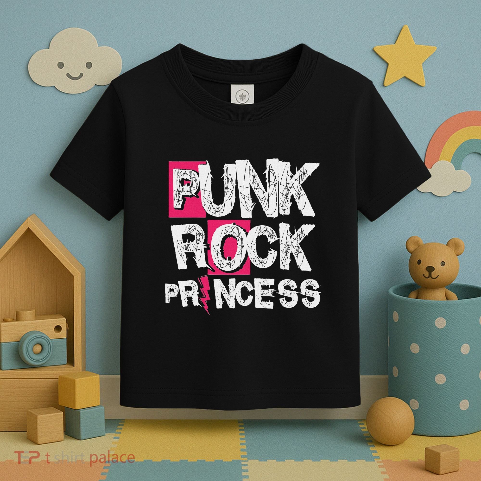 Punk Rock Princess Punk Rock Music Rocker Punker Toddler T-Shirt