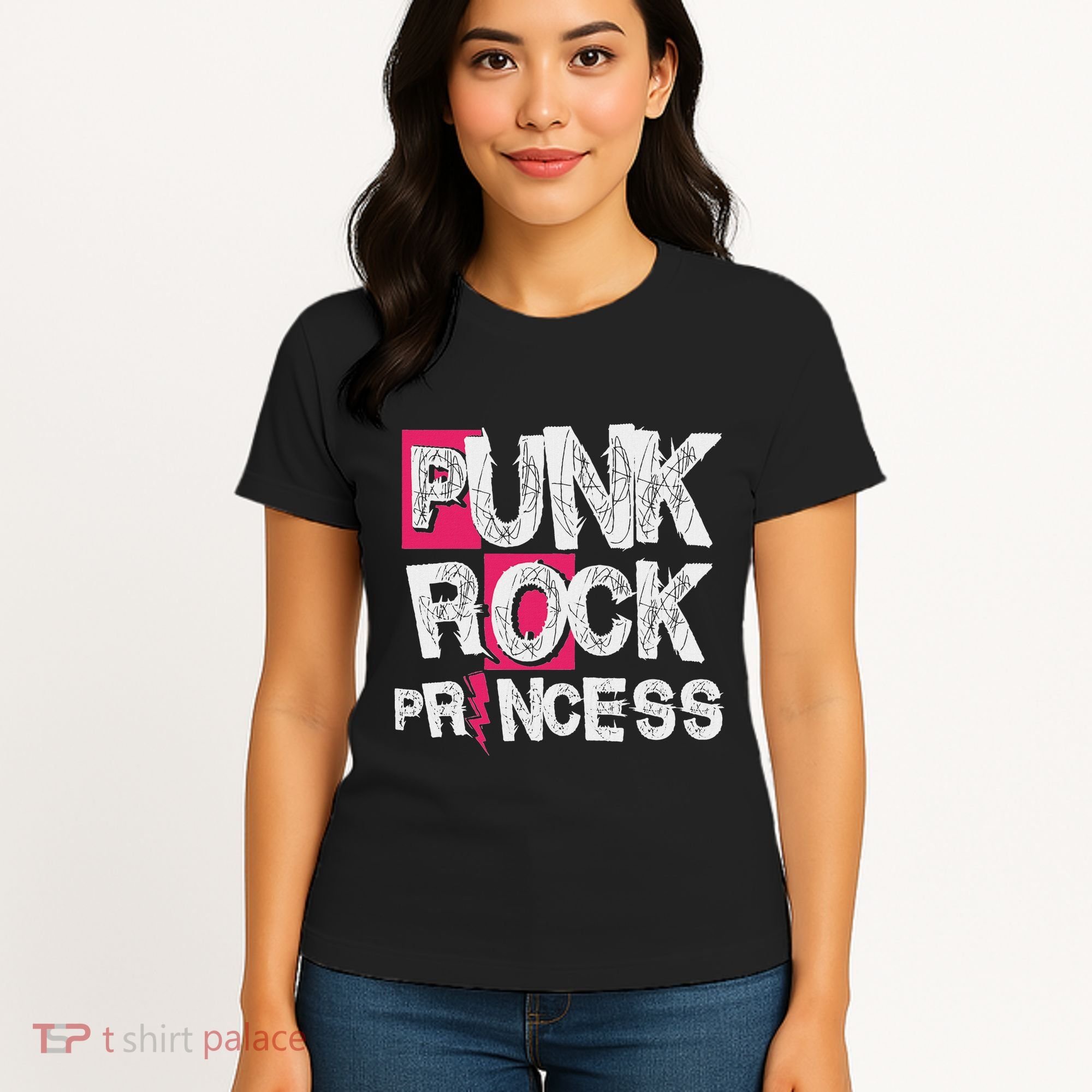 Punk Rock Princess Punk Rock Music Rocker Punker Women's T-Shirt