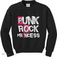 Punk Rock Princess Punk Rock Music Rocker Punker Kids Sweatshirt thumb 0