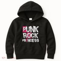 Punk Rock Princess Punk Rock Music Rocker Punker Kids Hoodie thumb 0