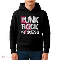 Punk Rock Princess Punk Rock Music Rocker Punker Kids Hoodie thumb 4