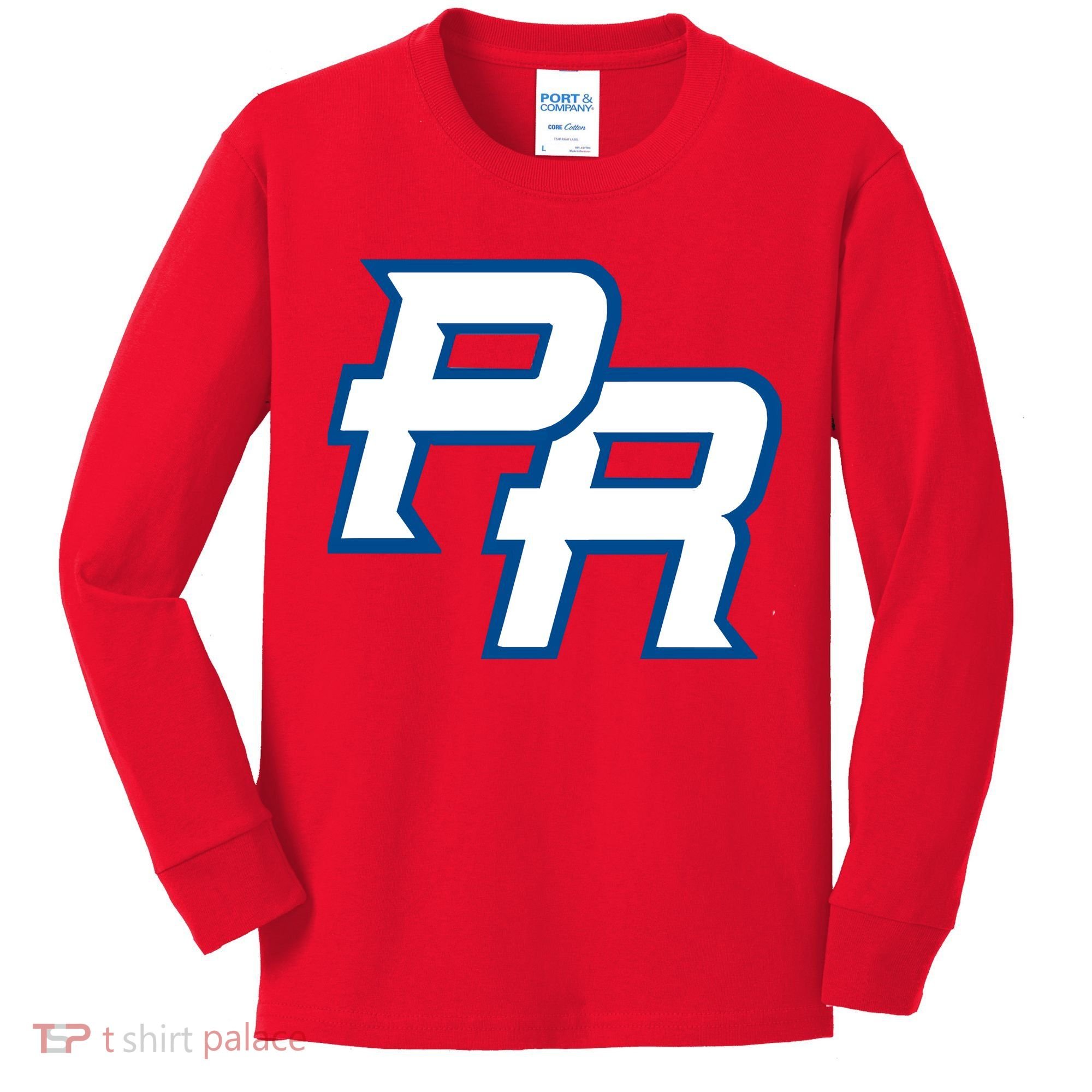 Puerto Rico PR Kids Long Sleeve Shirt