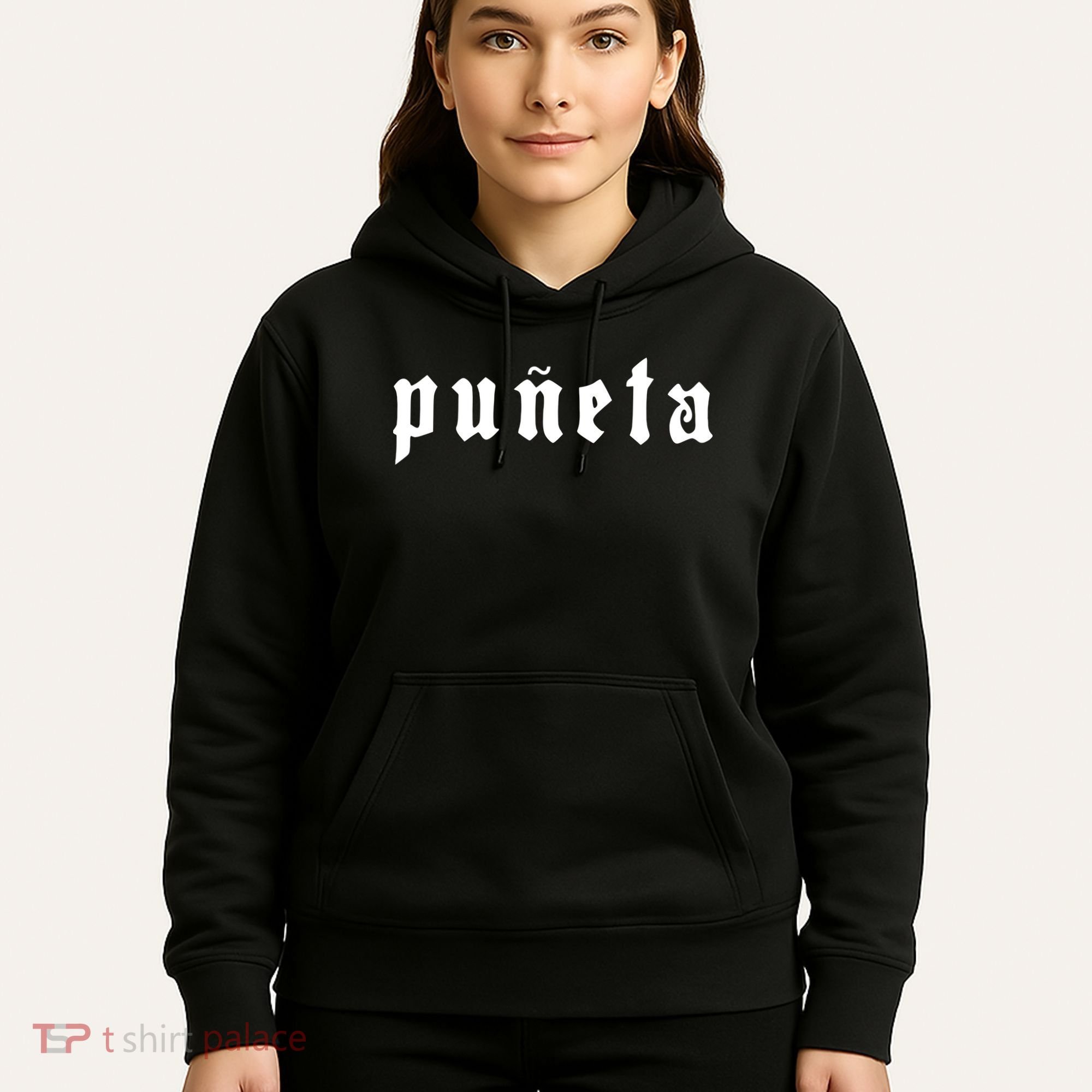Puerto Rico Puñeta Text Hoodie