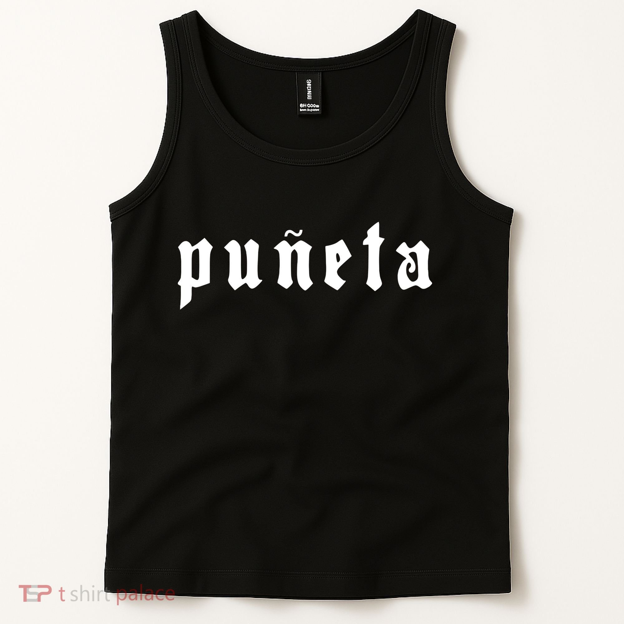 Puerto Rico Puñeta Text Tank Top