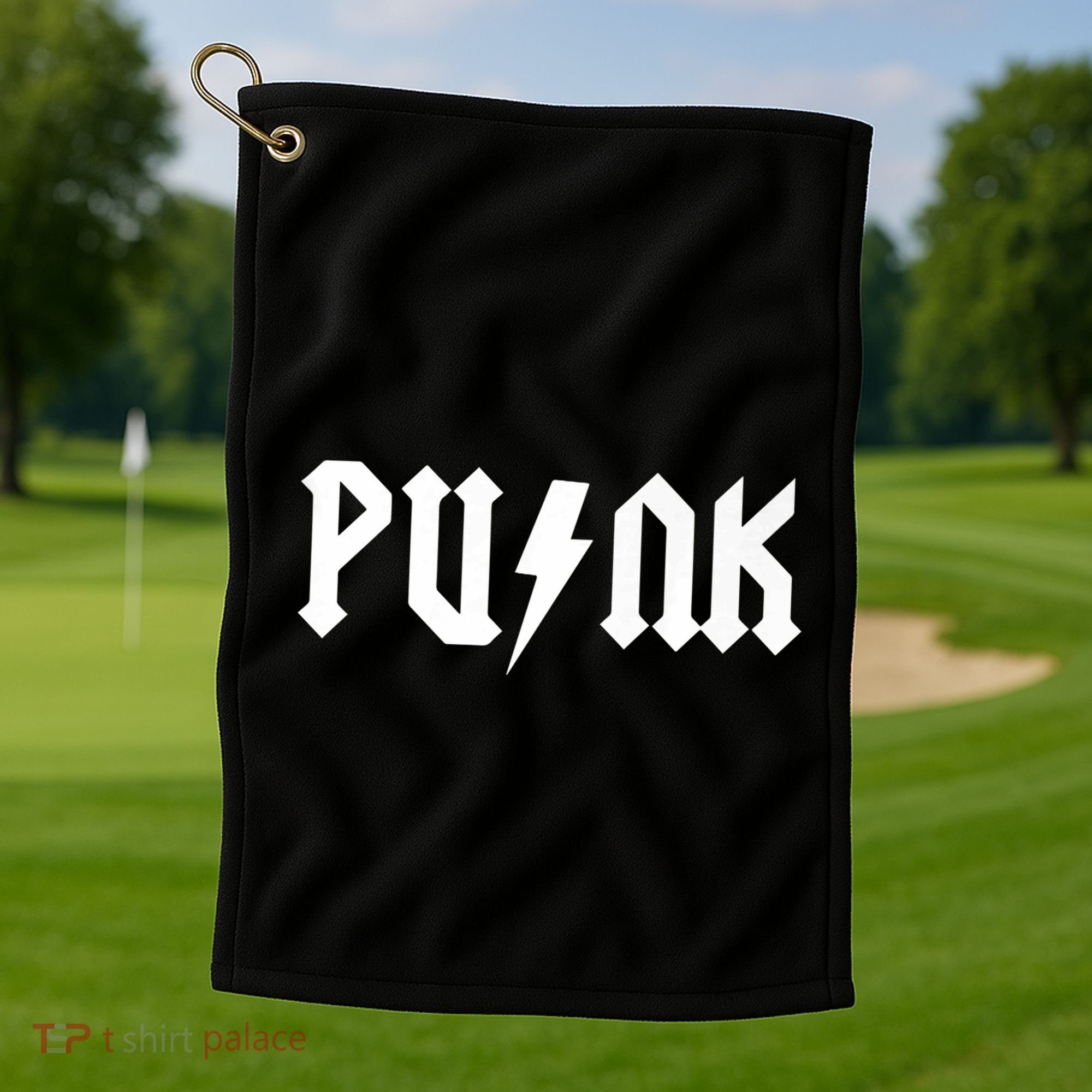 Punk Rock Golf Towel