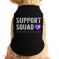 Purple Ribbon Pancreatic Cancer Awareness Doggie Tank thumb 0