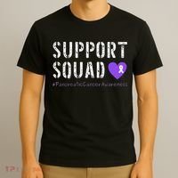 Purple Ribbon Pancreatic Cancer Awareness T-Shirt thumb 3