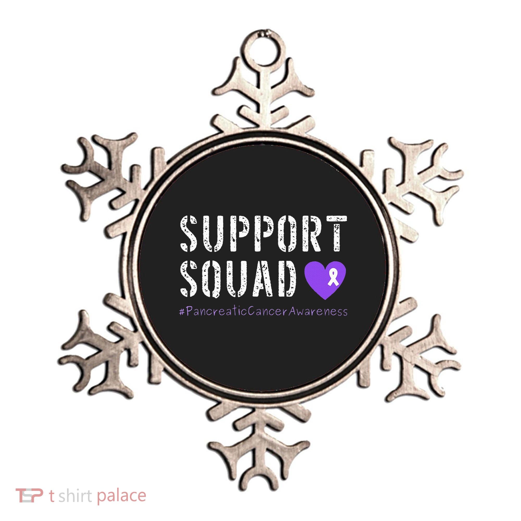 Purple Ribbon Pancreatic Cancer Awareness Ornament