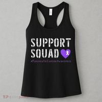 Purple Ribbon Pancreatic Cancer Awareness Women's Tank Top thumb 3