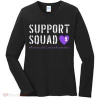 Purple Ribbon Pancreatic Cancer Awareness Women's Long Sleeve Shirt thumb 0