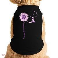 Purple Ribbon Pancreatic Cancer Awareness Doggie Tank thumb 0