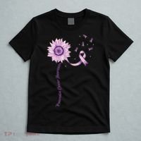 Purple Ribbon Pancreatic Cancer Awareness T-Shirt thumb 5