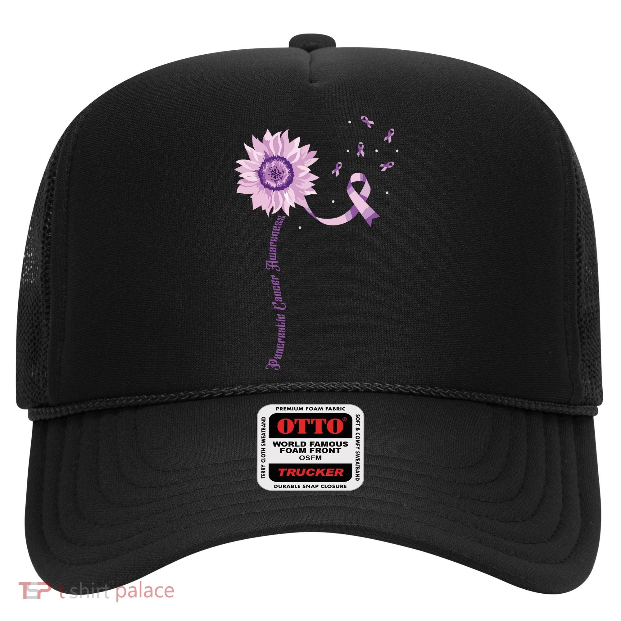 Purple Ribbon Pancreatic Cancer Awareness Hat