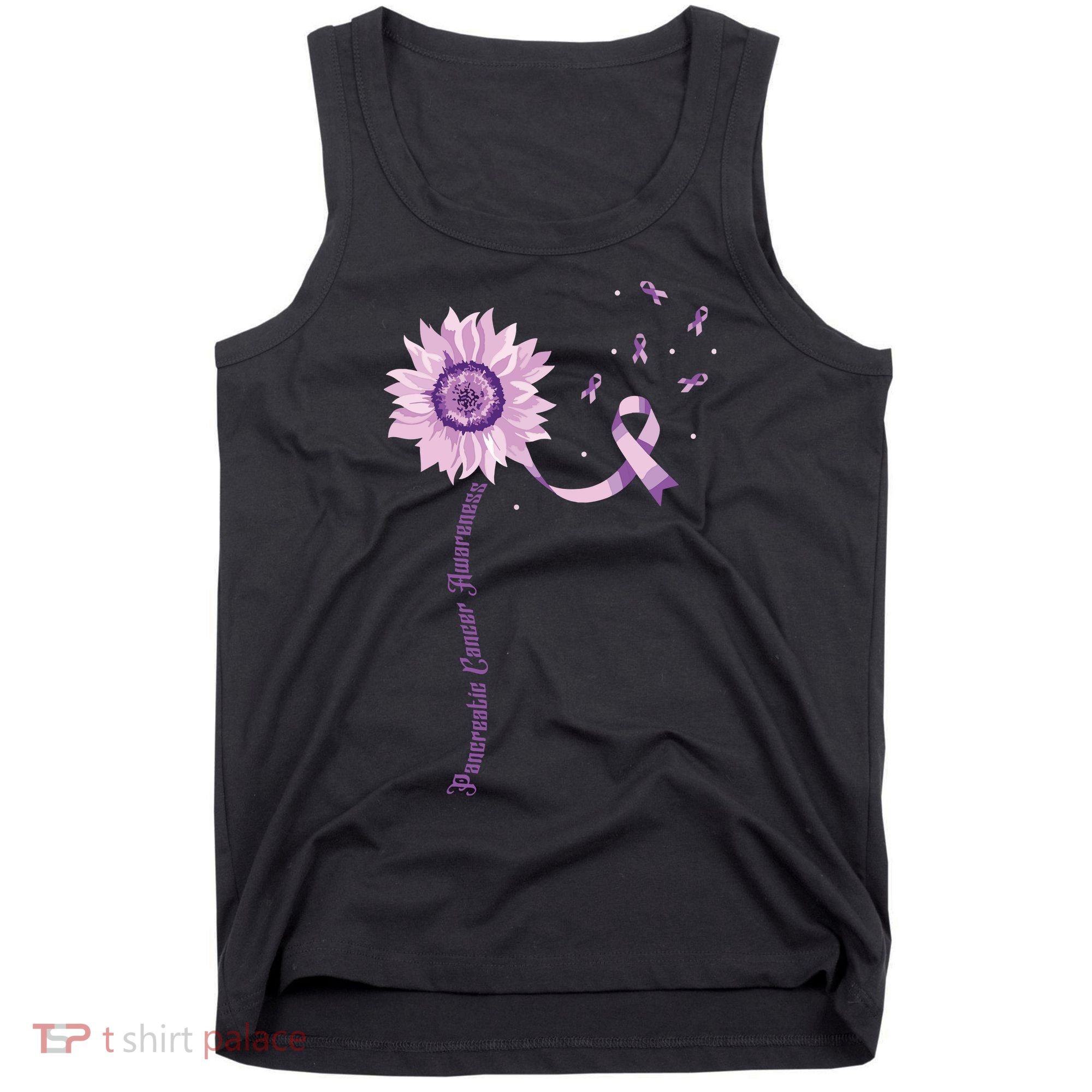 Purple Ribbon Pancreatic Cancer Awareness Tank Top