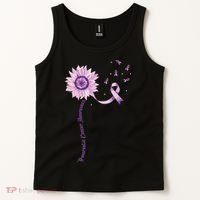 Purple Ribbon Pancreatic Cancer Awareness Tank Top thumb 2