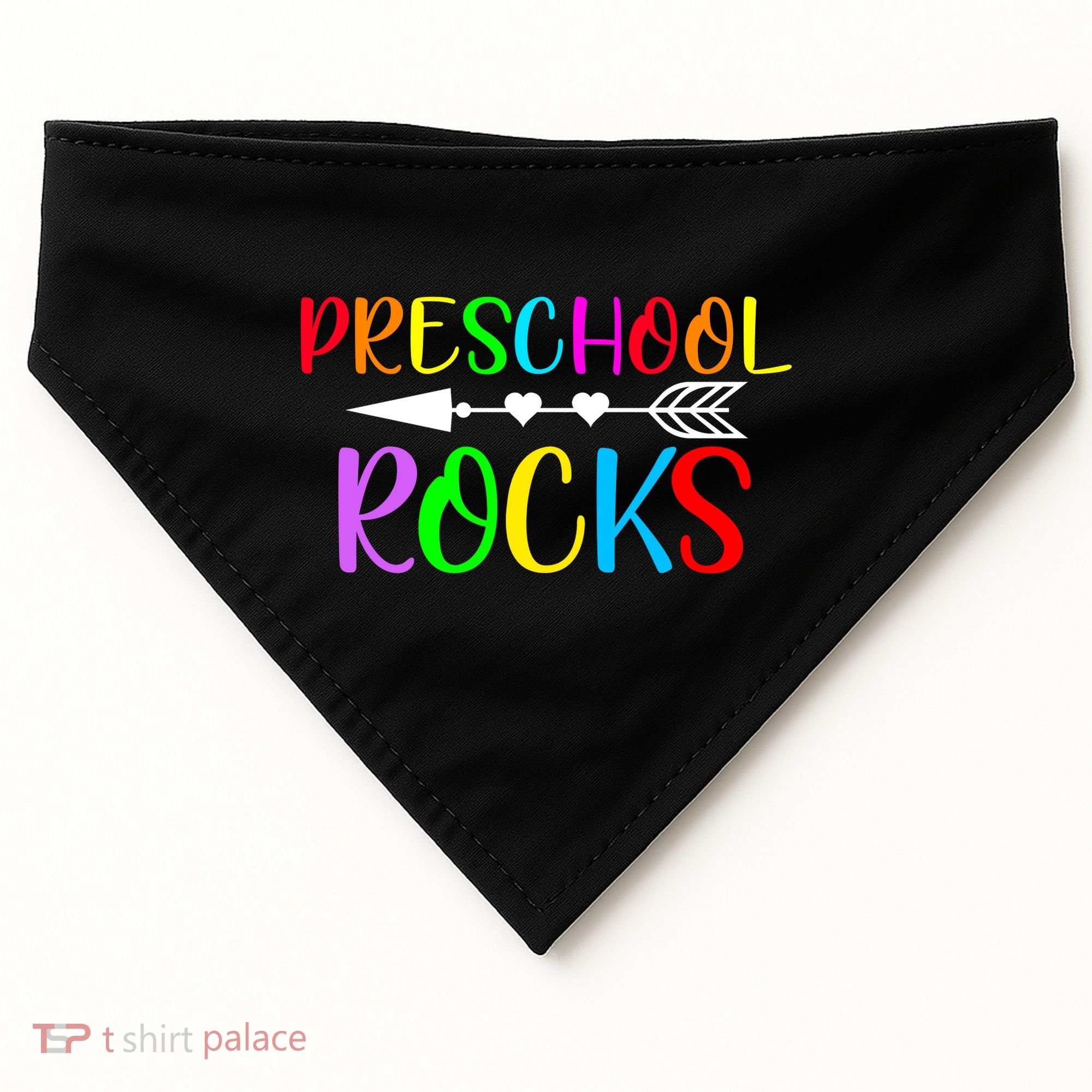 Preschool Rocks USA-Made Doggie Bandana