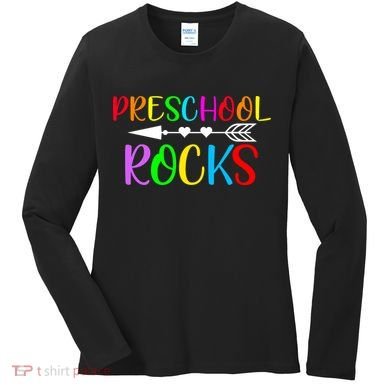 Preschool Rocks Women's Long Sleeve Shirt