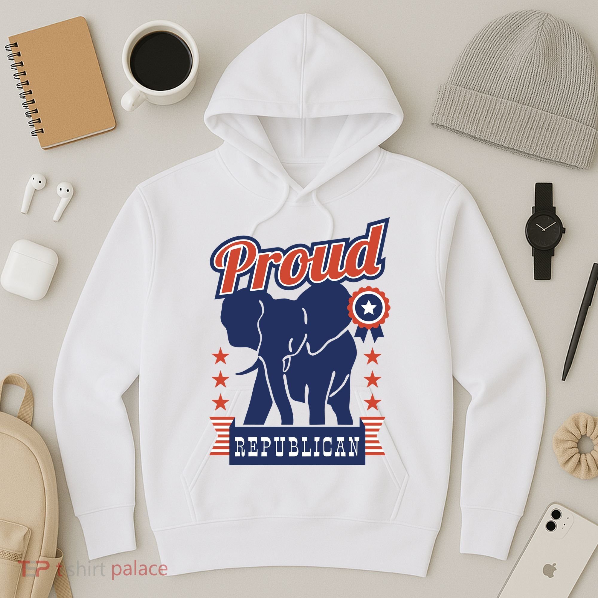 Proud Republican Political Hoodie