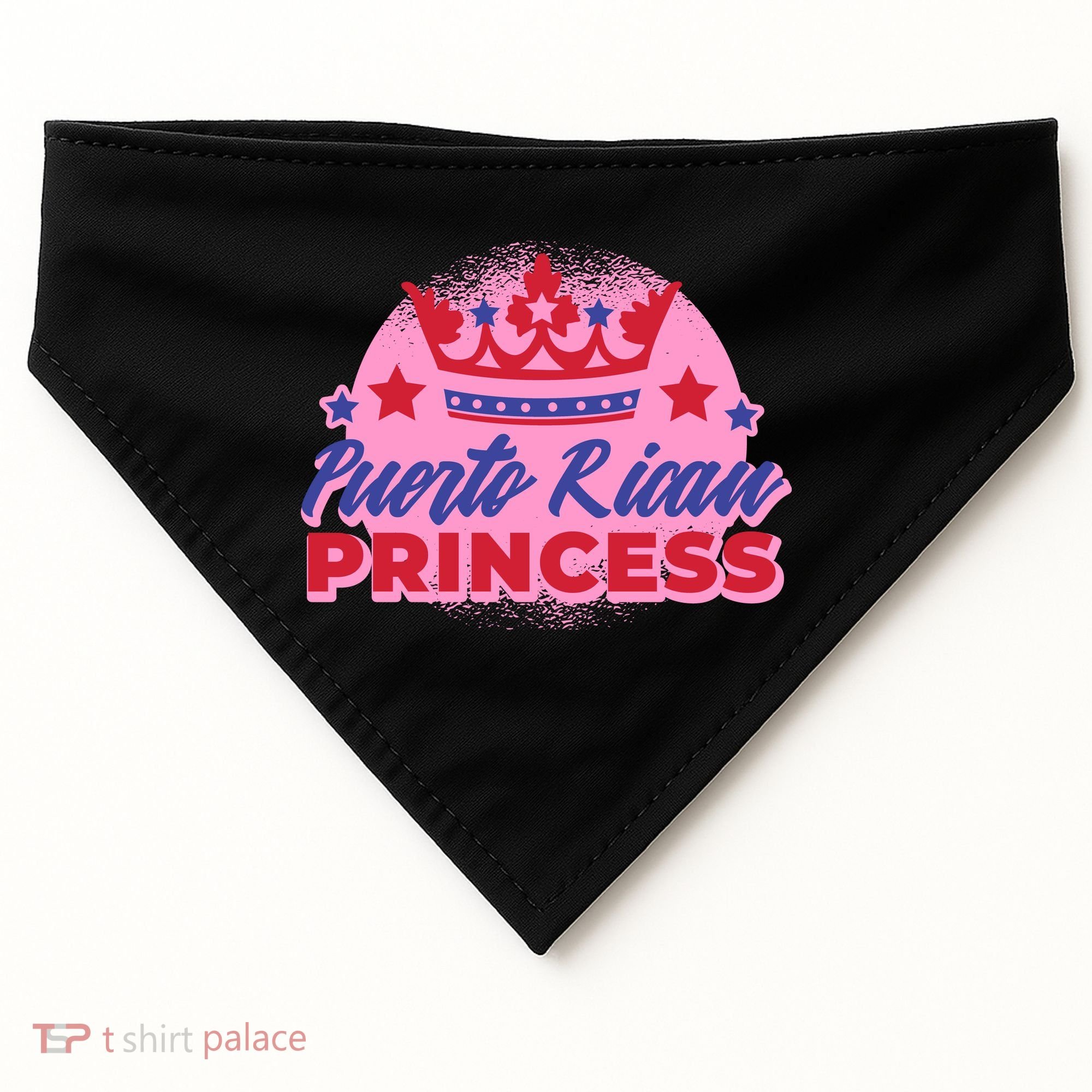 Puerto Rican Princess USA-Made Doggie Bandana